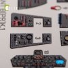 KELIK K72148 Vickers Valiant B(PR)K.1 front cockpit - interior 3D decals for Airfix kit 1/72
